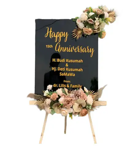 Papan Bunga Akrilik Kayubihi