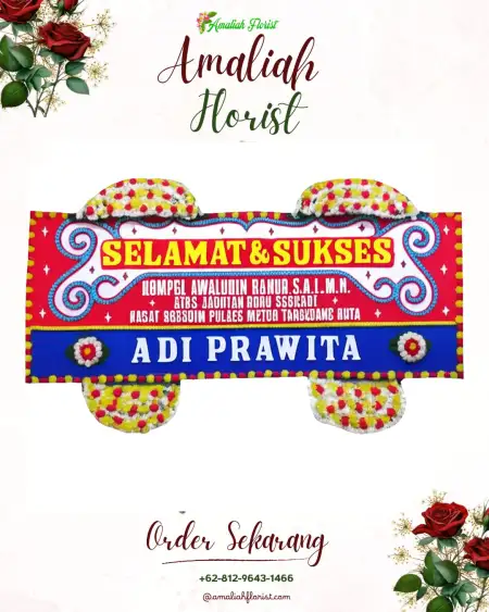 Papan Bunga Ucapan Selamat Kayubihi